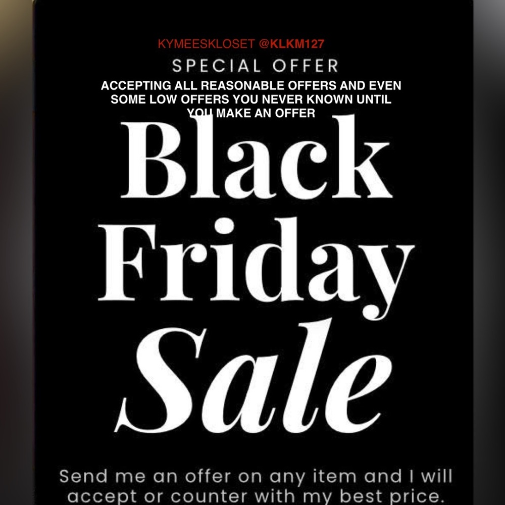 BLACK FRIDAY SALE LETS MAKE A DEAL